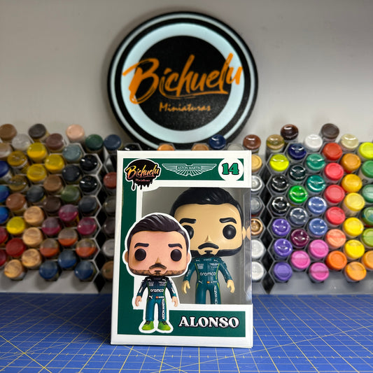 Fernando Alonso 2025 | Figura Coleccionable Inspirada en F1 2025 | Edición Exclusiva para Fans de la Fórmula 1