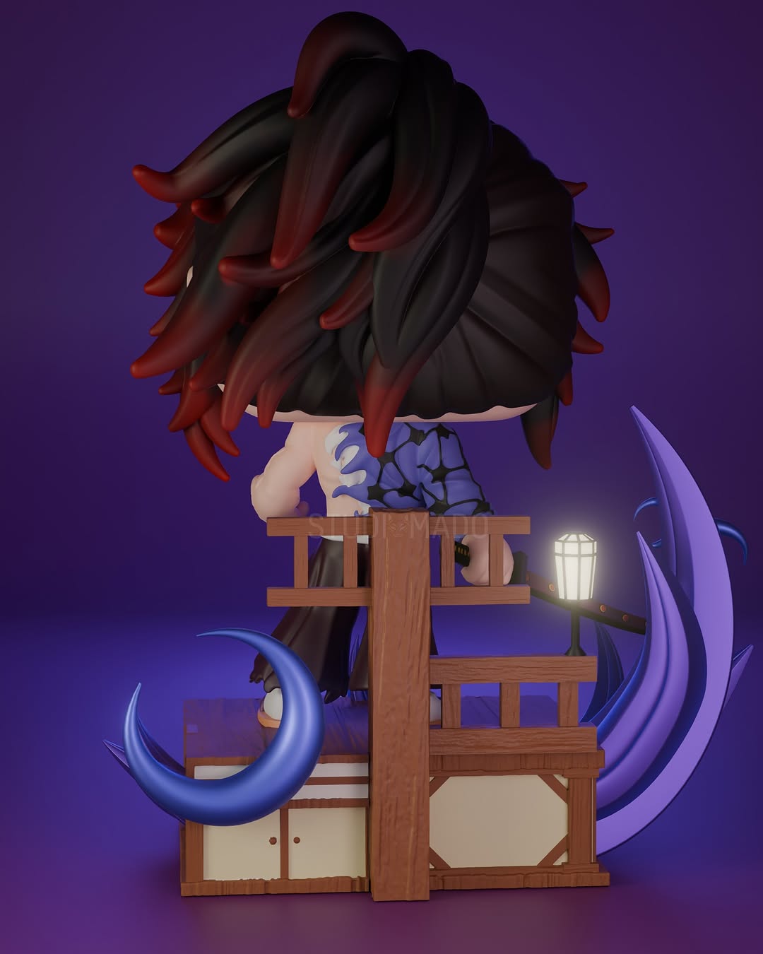 Kokushibo | Figura Coleccionable Inspirada en Demon Slayer | Estilo Pop Exclusivo