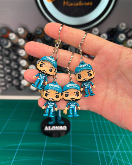 Llavero Fernando Alonso | Aston Martin F1 | Edición Exclusiva para Fans del Motor