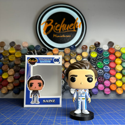 Carlos Sainz 2025 | Figura Coleccionable Inspirada en la Fórmula 1 | Edición Exclusiva para Fans de la Velocidad