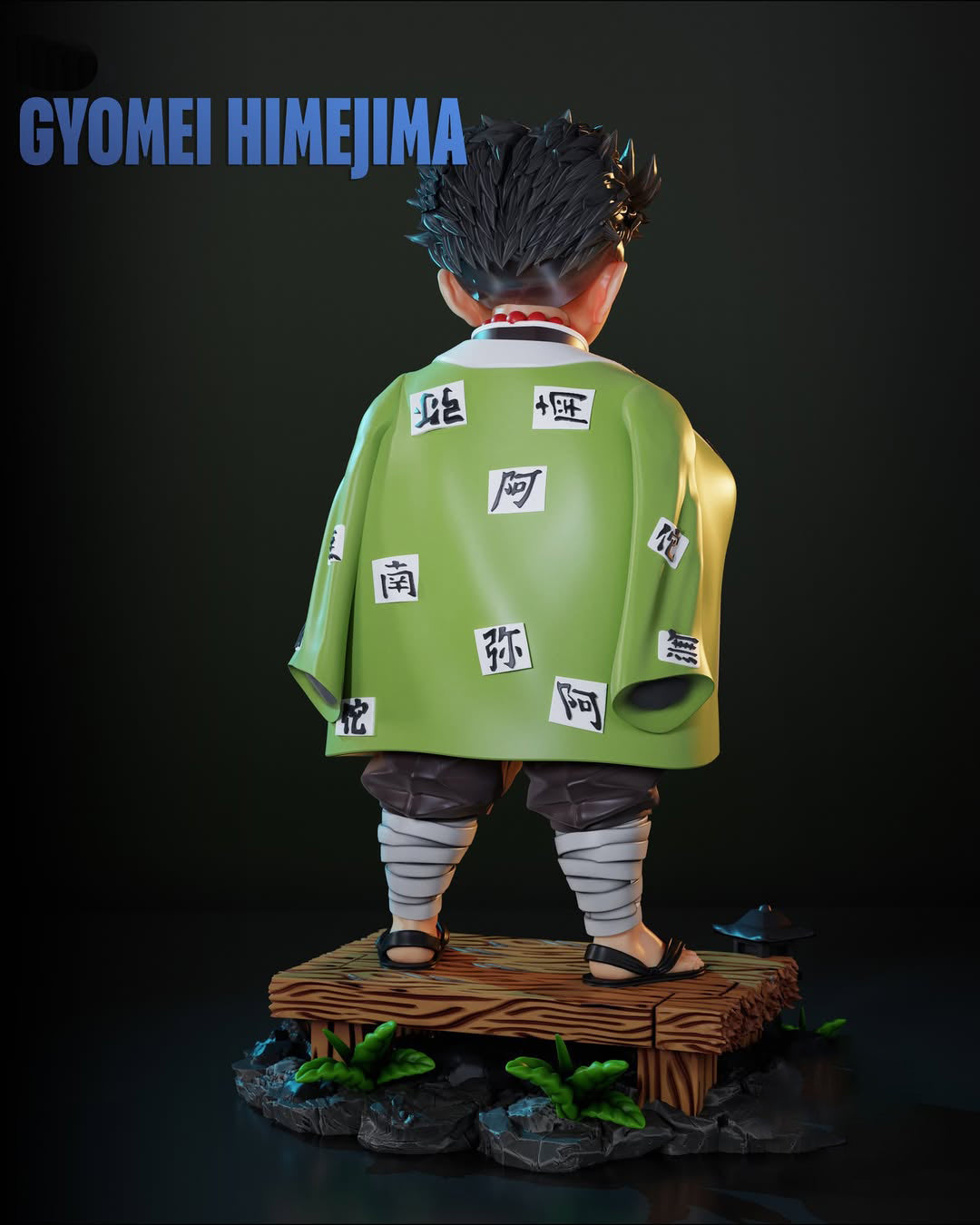 Figura Guerrero Monje Estilo Chibi | Colección Anime Fantasía