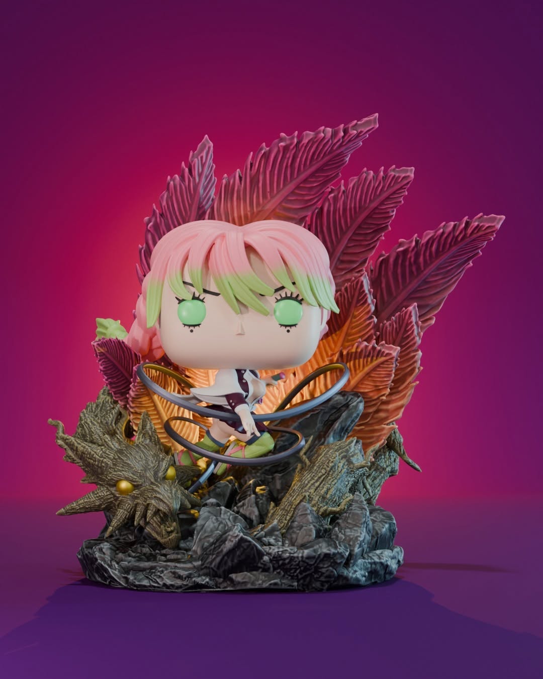Mitsuri Kanroji | Demon Slayer-Inspired Collectible Figure | Exclusive Anime Fan Edition