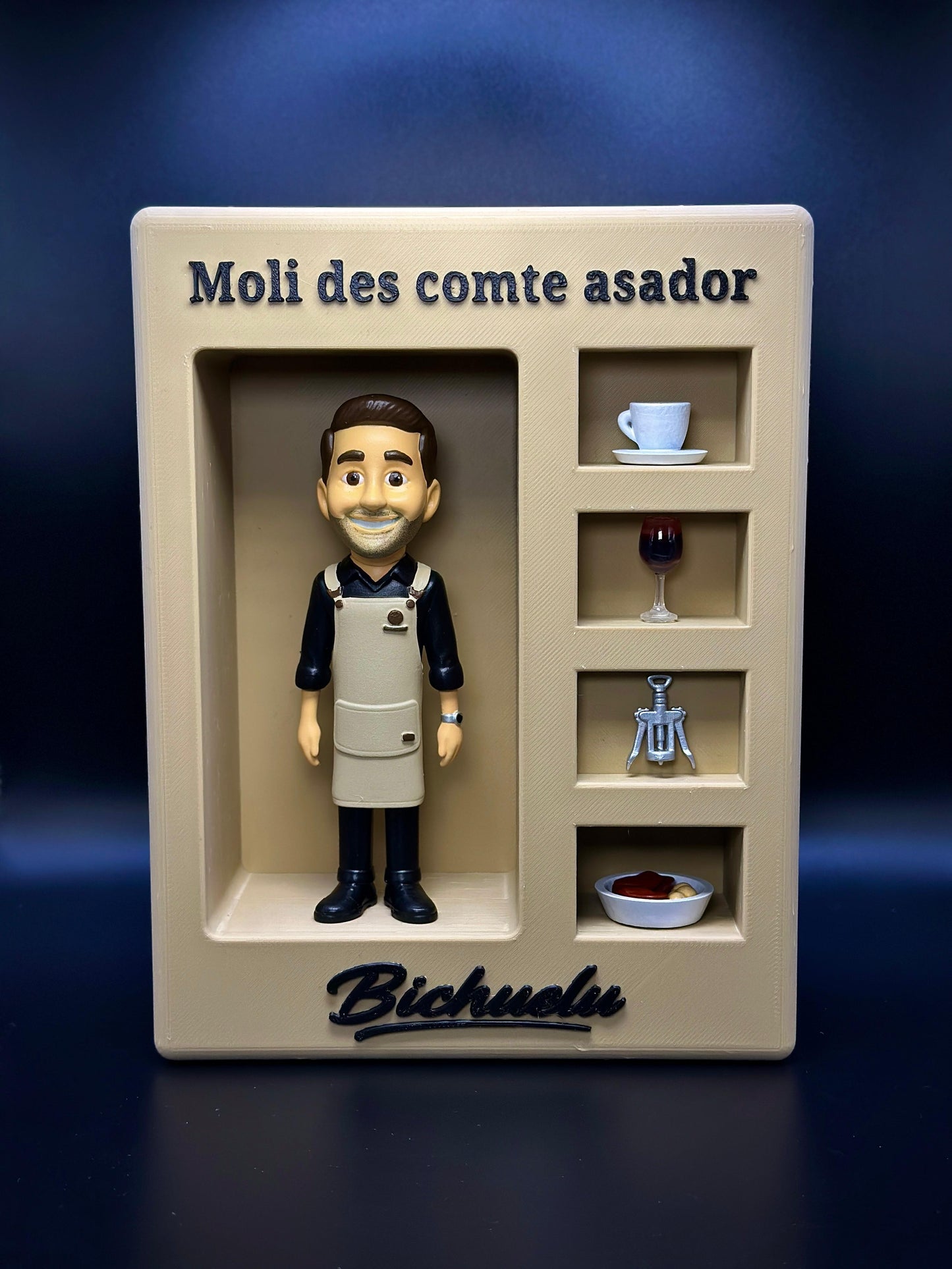 Figura Personalizada con Expositor | Encargo Único y Hecho a Medida | Regalo Original para Fans y Profesionales