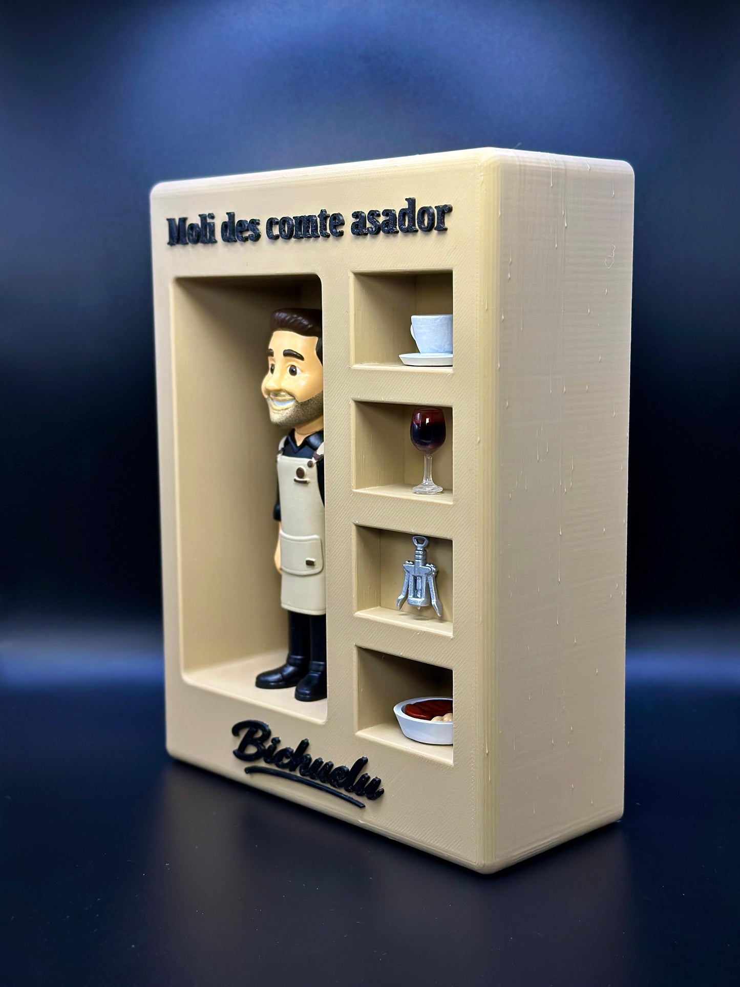 Figura Personalizada con Expositor | Encargo Único y Hecho a Medida | Regalo Original para Fans y Profesionales