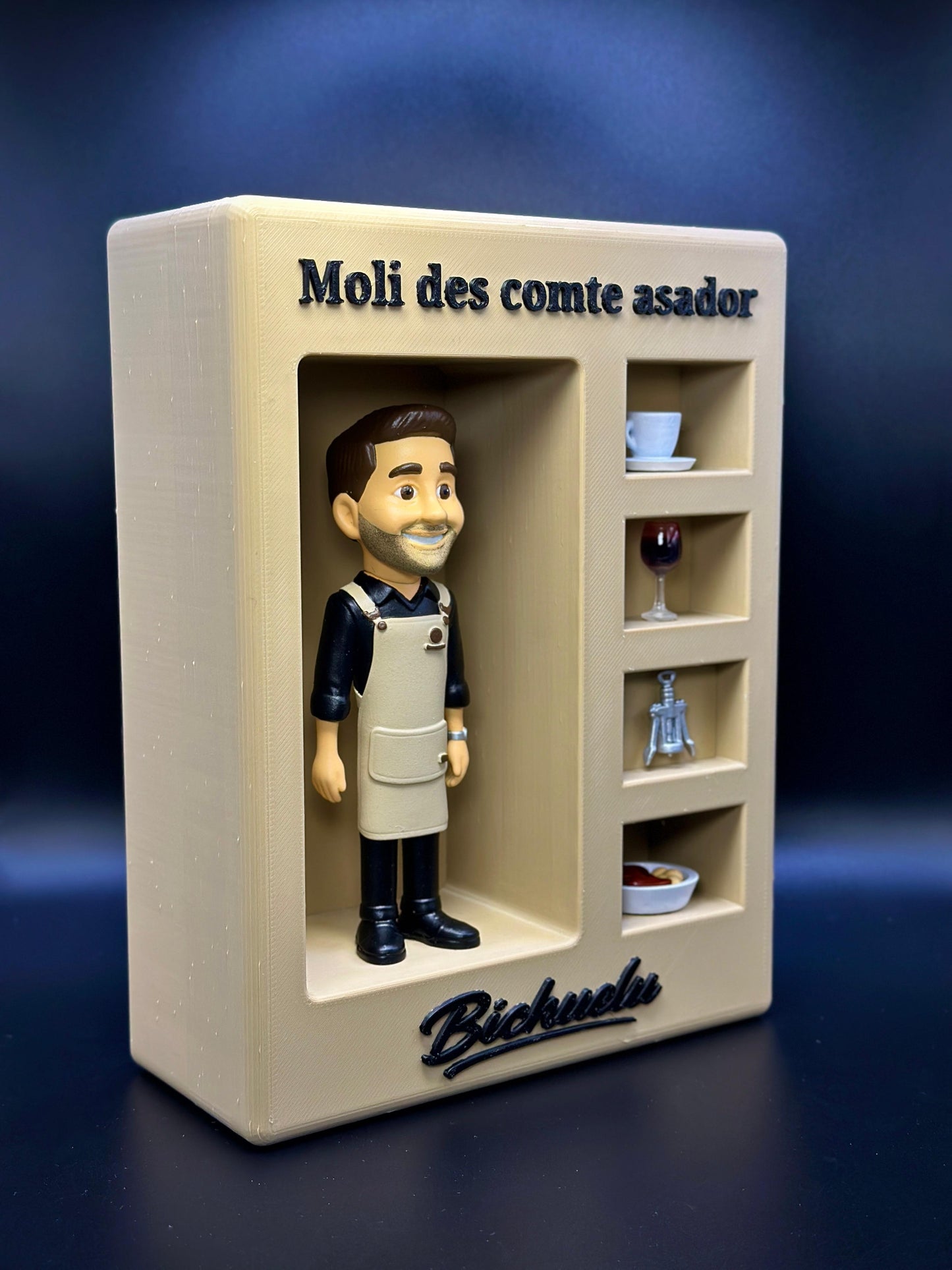 Figura Personalizada con Expositor | Encargo Único y Hecho a Medida | Regalo Original para Fans y Profesionales