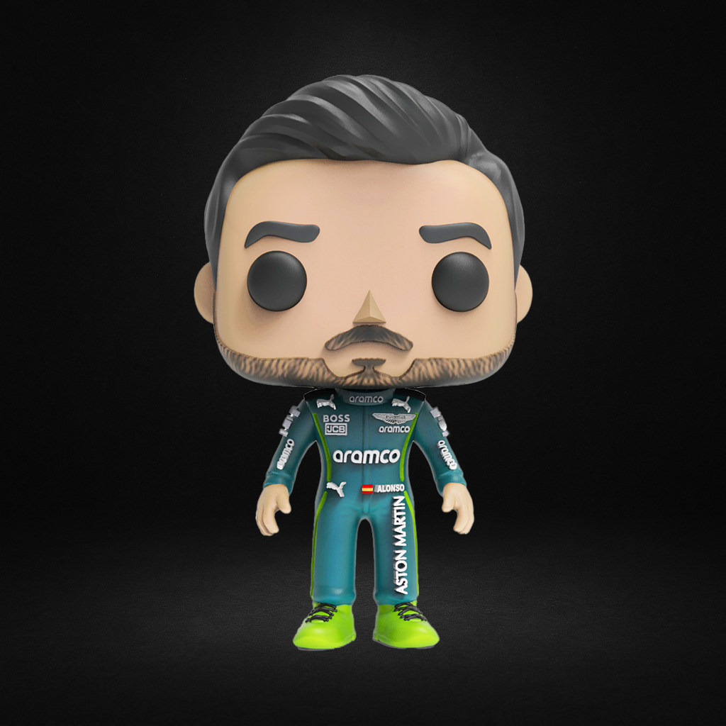 Fernando Alonso 2025 | Figura Coleccionable Inspirada en F1 2025 | Edición Exclusiva para Fans de la Fórmula 1