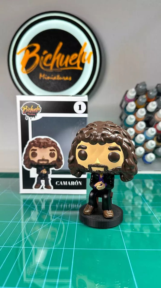 Camarón de la Isla | Collectible Figurine Inspired by the Flamenco Master | Exclusive Edition for Fans of Andalusian Art