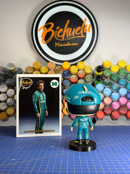Fernando Alonso 2025 | Collectible Figure Inspired by F1 2025 | Exclusive Edition for Formula 1 Fans