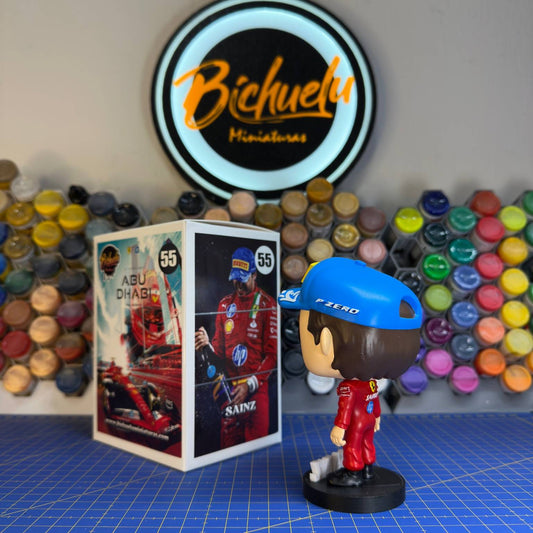 Carlos Sainz Abu Dhabi 2024 | F1-Inspired Collectible Figure | Special Edition for Grand Prix Fans