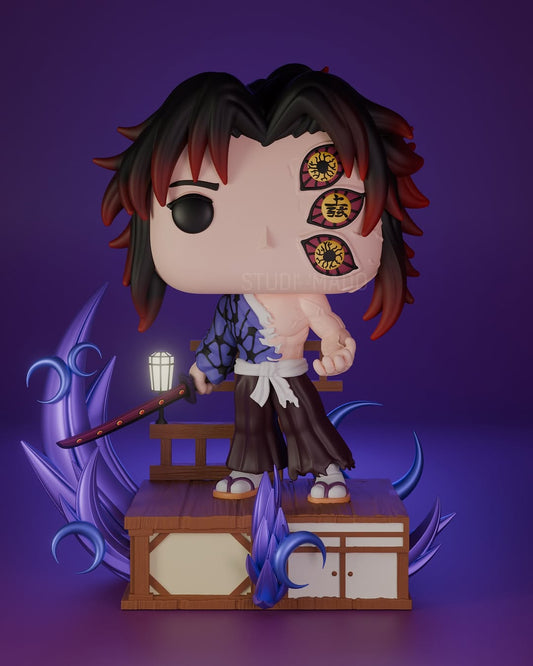 Kokushibo | Figura Coleccionable Inspirada en Demon Slayer | Estilo Pop Exclusivo