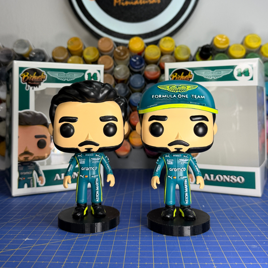 Fernando Alonso 2026 | Figura Coleccionable Inspirada en la F1 | Edición Exclusiva para Fans del Automovilismo