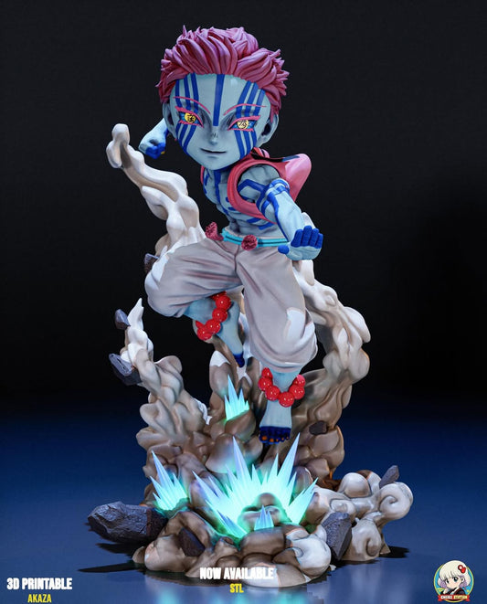 Figura Demonio Guerrero Estilo Chibi | Colección Anime Fantasía