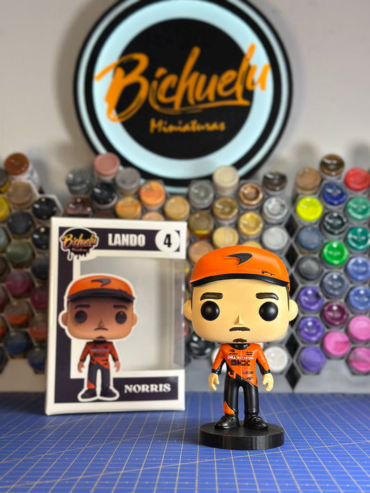 Lando Norris | Figura Coleccionable Inspirada en la F1 | Edición Exclusiva para Fans del Automovilismo