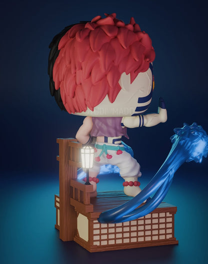 Akaza | Figura Coleccionable Inspirada en Demon Slayer | Estilo Pop Exclusivo