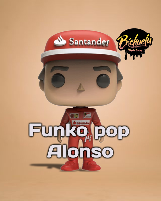 Funko pop Fernando Alonso Ferrari