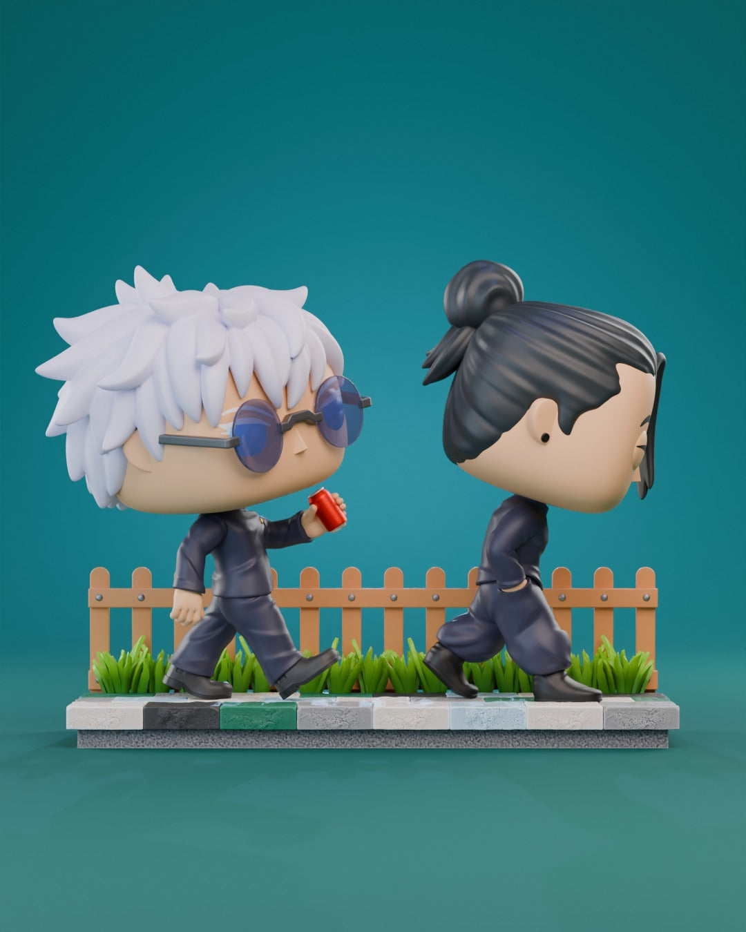 Gojo & Suguru | Figura Coleccionable Inspirada en Jujutsu Kaisen | Estilo Pop Exclusivo