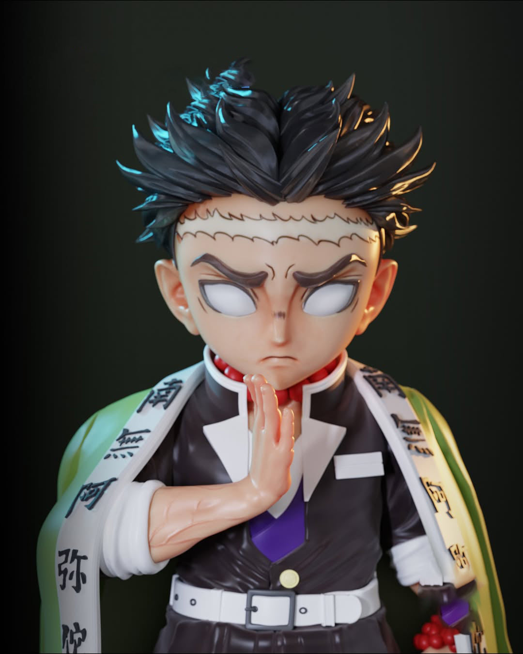 Figura Guerrero Monje Estilo Chibi | Colección Anime Fantasía