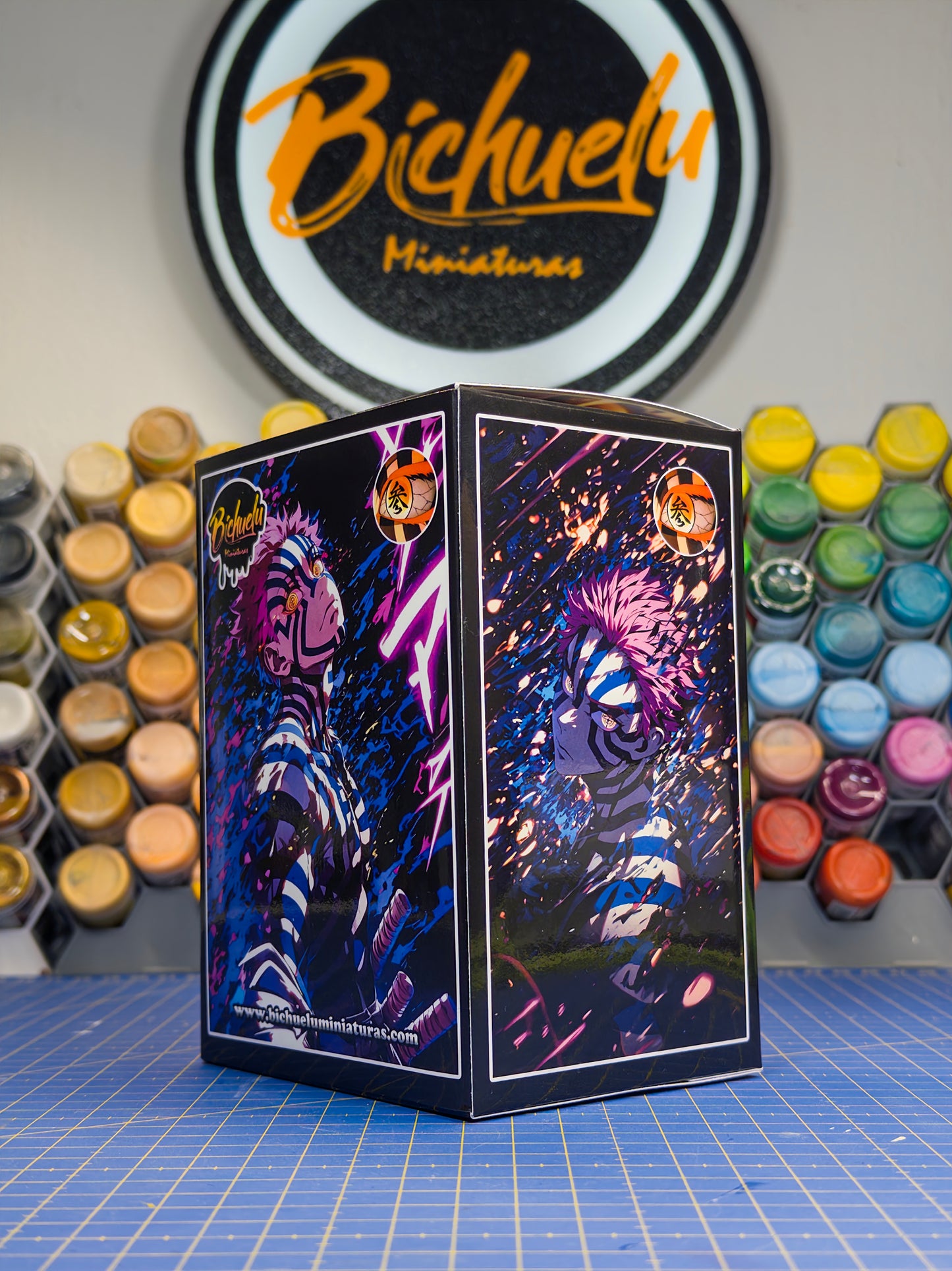 Akaza | Figura Coleccionable Inspirada en Demon Slayer | Estilo Pop Exclusivo