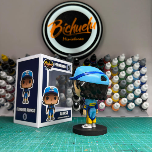 Vista alternativa de la figura de Fernando Alonso Presentación 2005