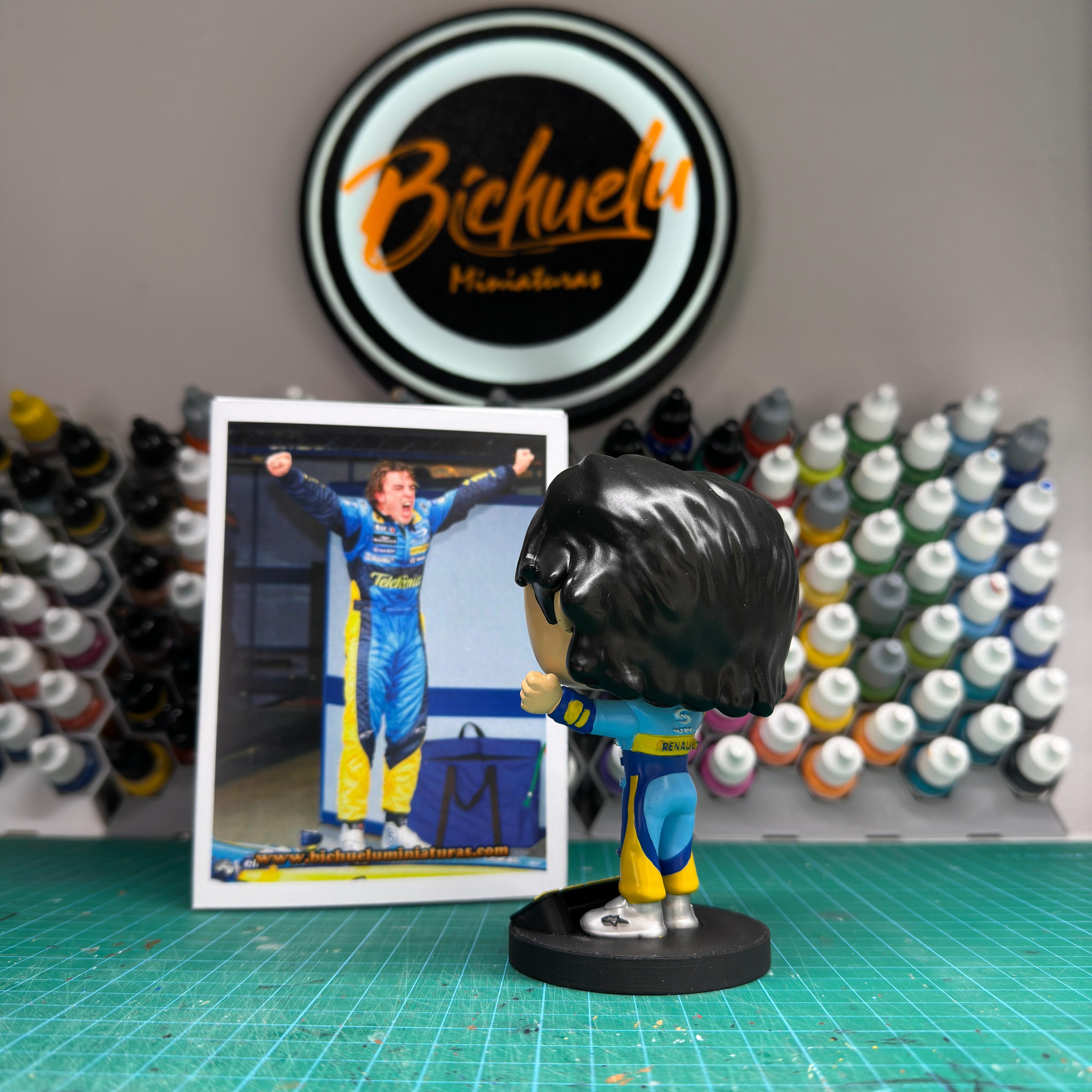 Fernando Alonso 2005 Campeón del Mundo | Figura coleccionable F1
