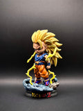 Figura coleccionable de Goku SSJ3 Chibi inspirada en Dragon Ball