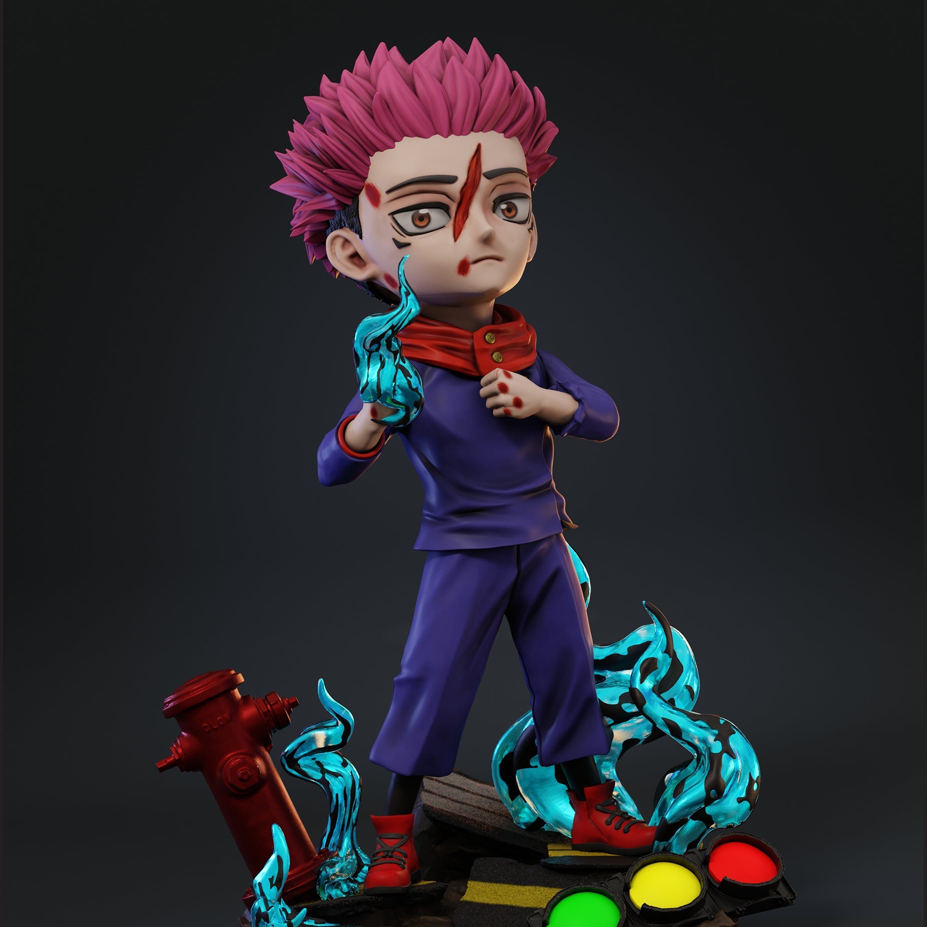 Yuji Itadori Chibi | Figura coleccionable Jujutsu Kaisen