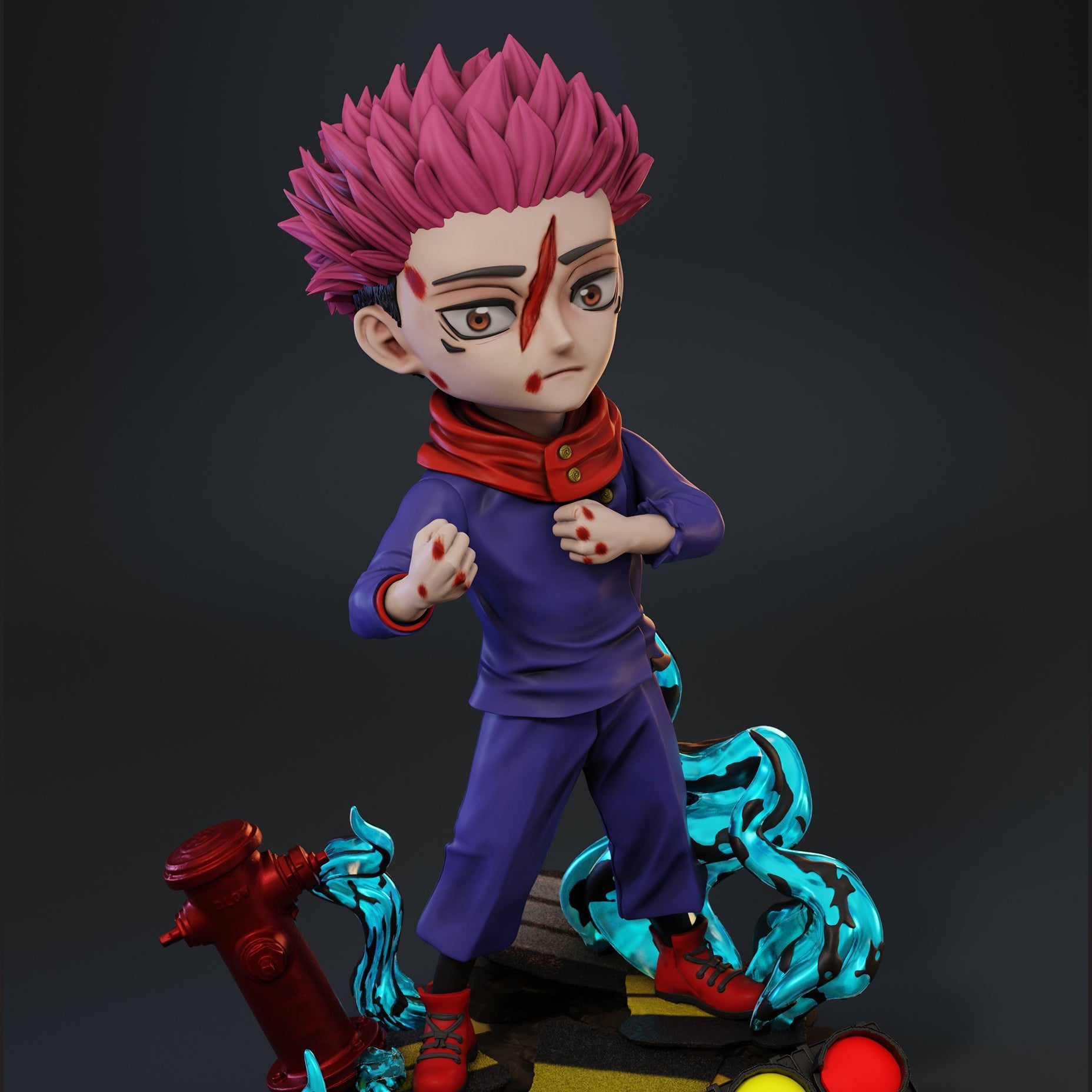Yuji Itadori Chibi | Figura coleccionable Jujutsu Kaisen