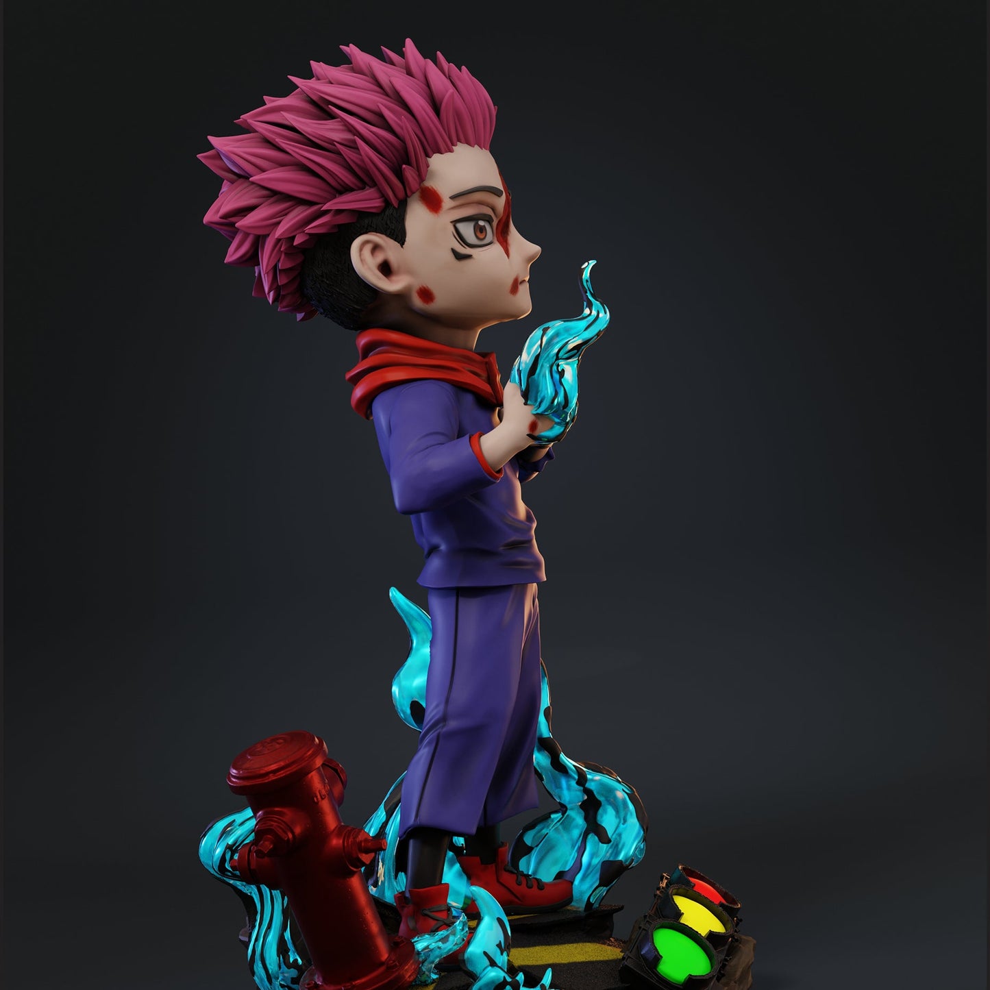 Figura Hechicero Estilo Chibi | Colección Anime Fantasía