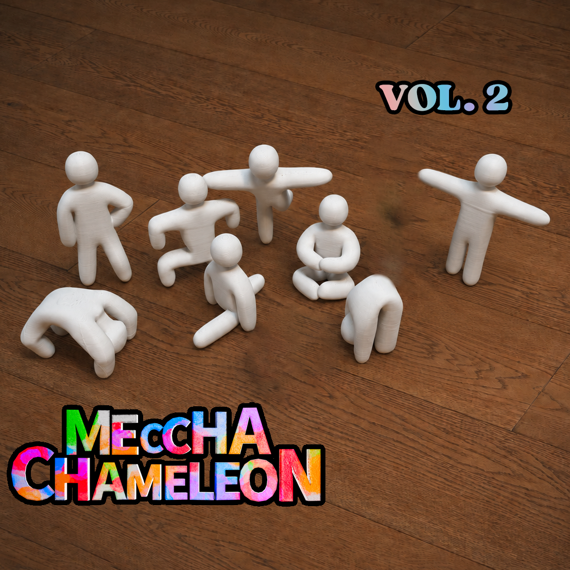 Mecha Chameleon | Pack de 8 figuras coleccionables