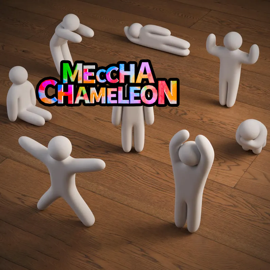 Meccha Chameleon | IMMEDIATE SHIPPING | Pack of 8 3D Printed Hidden Figures