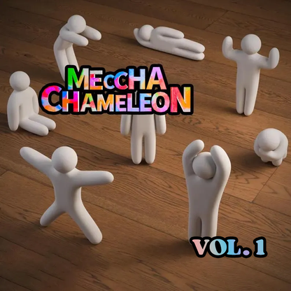 Meccha Chameleon | IMMEDIATE SHIPPING | Pack of 8 3D Printed Hidden Figures