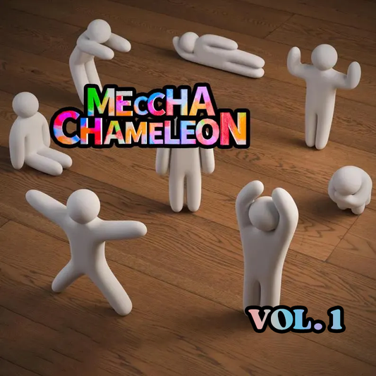 Meccha Chameleon pack de 8 figuras. 2 versiones disponibles. Figuras ocultas impresas en 3D