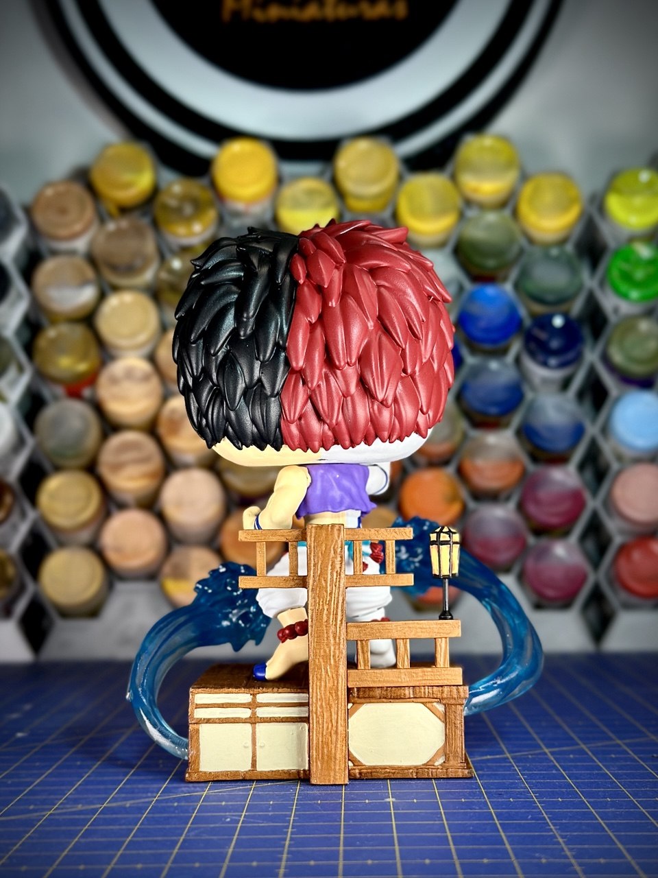 Akaza en ataque | Figura coleccionable Demon Slayer