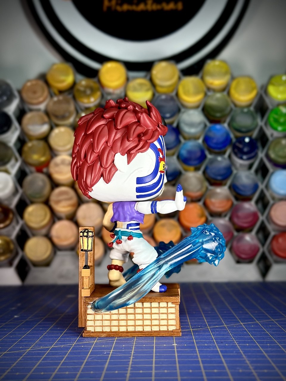 Akaza en ataque | Figura coleccionable Demon Slayer