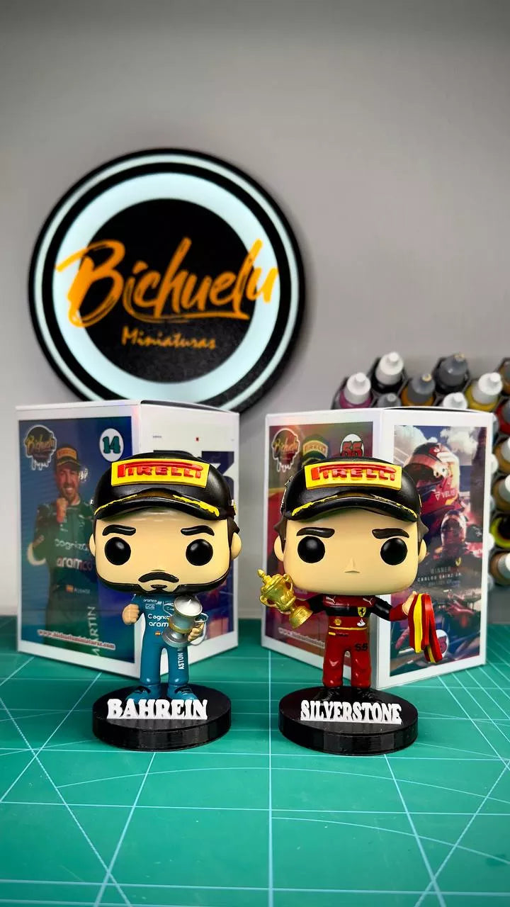 Fernando Alonso 2024 (BAHRAIN) | Collectible Figure Inspired by F1 | Exclusive Edition for Motorsport Fans