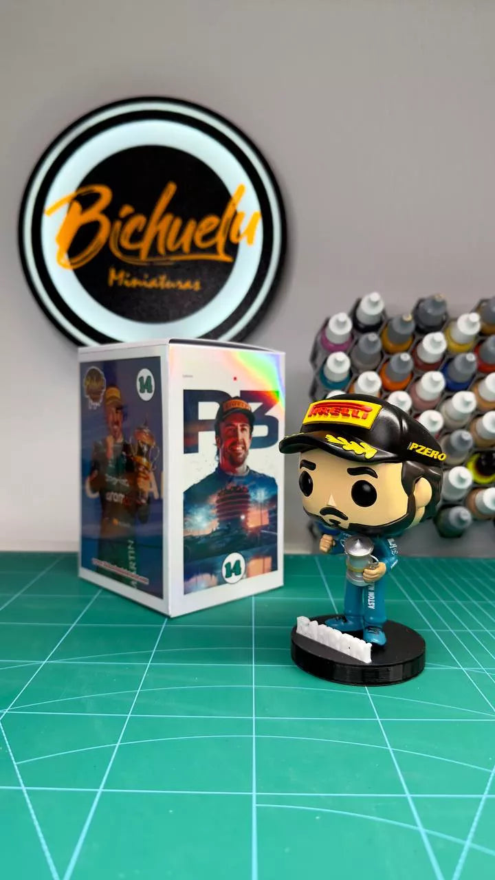 Fernando Alonso (EDICION EXCLUSIVA Bahrain 2024) | Figura coleccionable F1