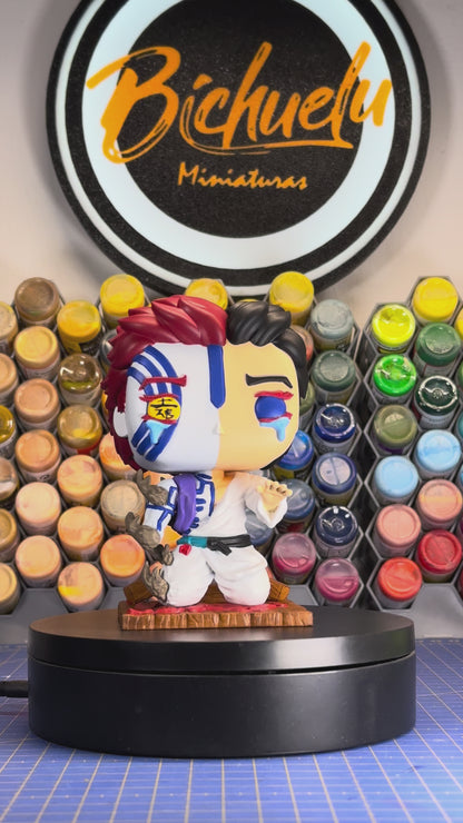 Akaza | Figura Coleccionable Inspirada en Demon Slayer | Estilo Pop Exclusivo