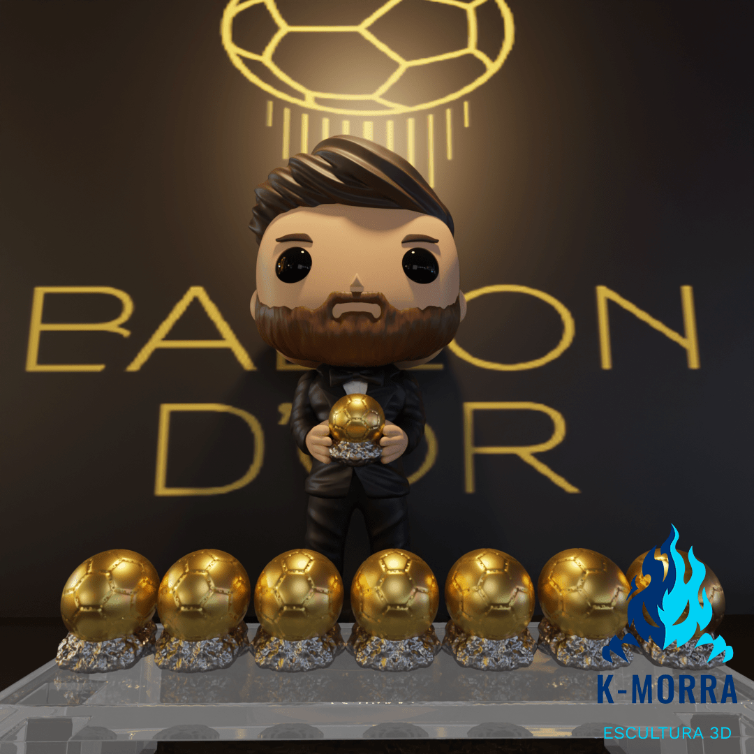 Lionel Messi Balón de Oro 2023 | Figura coleccionable fútbol