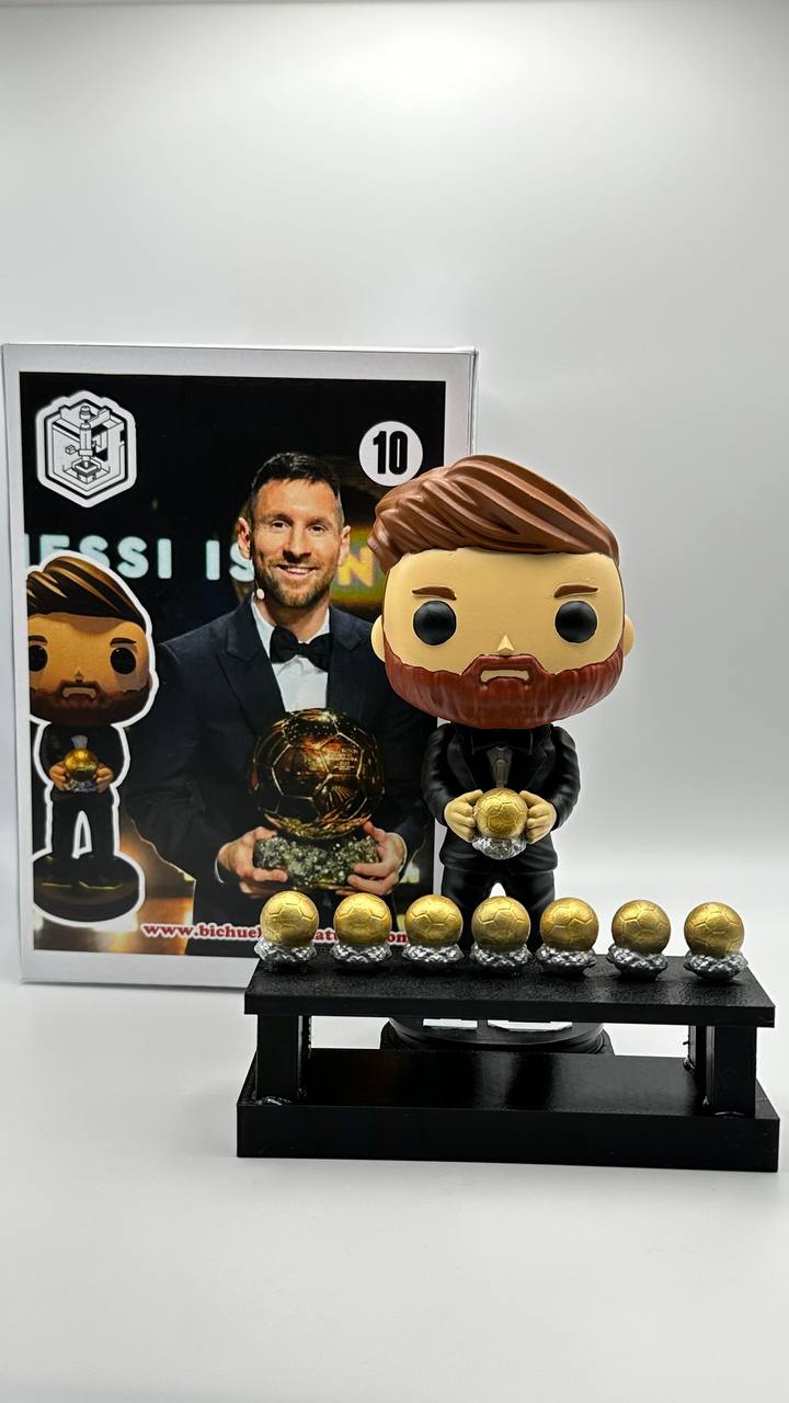 Lionel Messi Balón de Oro 2023 | Figura coleccionable fútbol